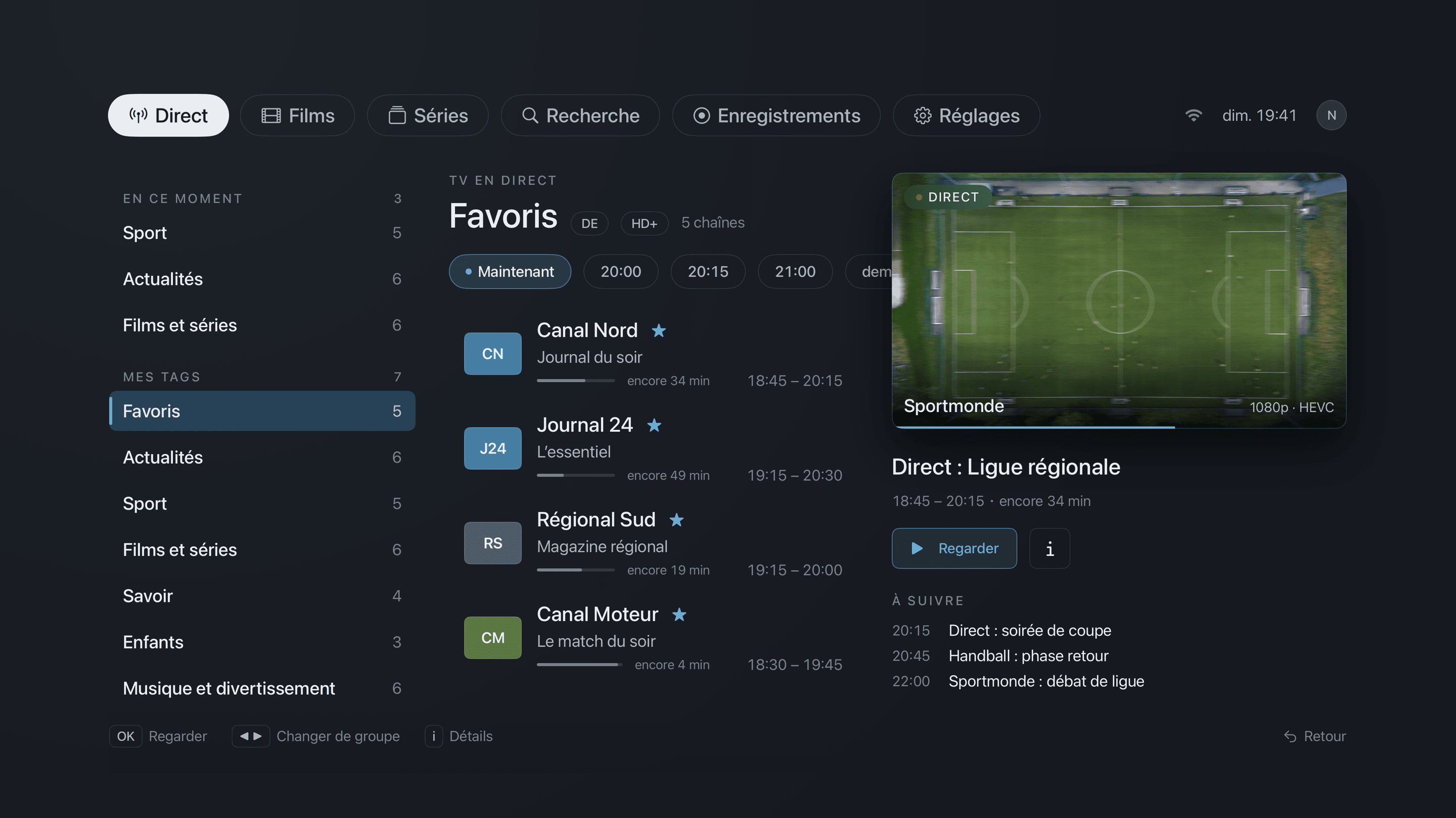 Neverlag sur Apple TV : une chaîne en direct avec le guide TV