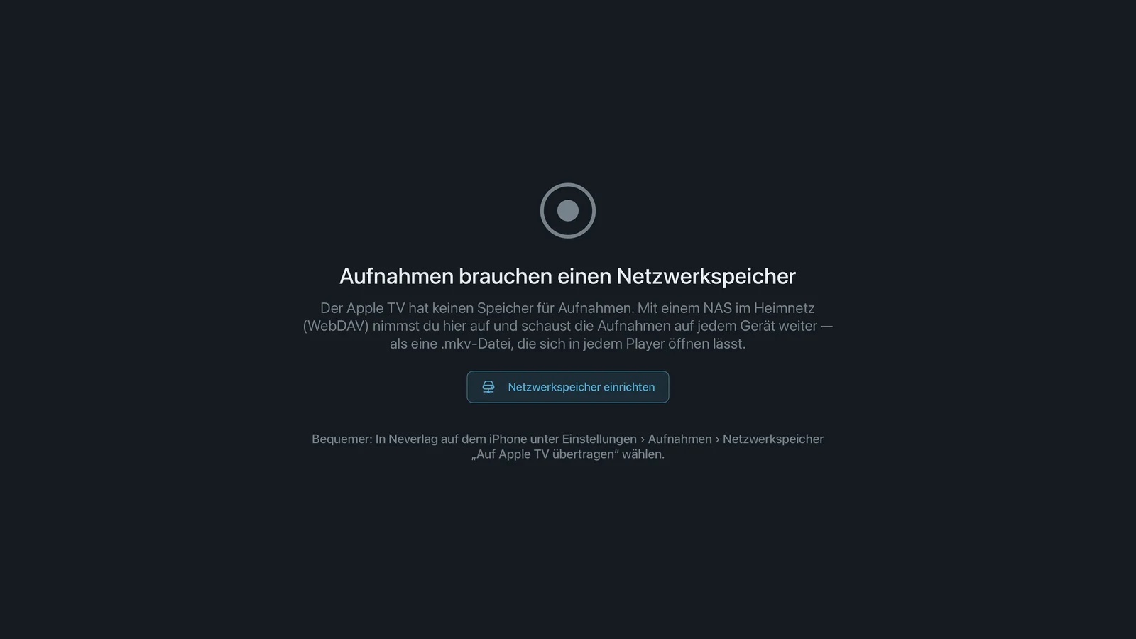 Aufnahmen (Apple TV)