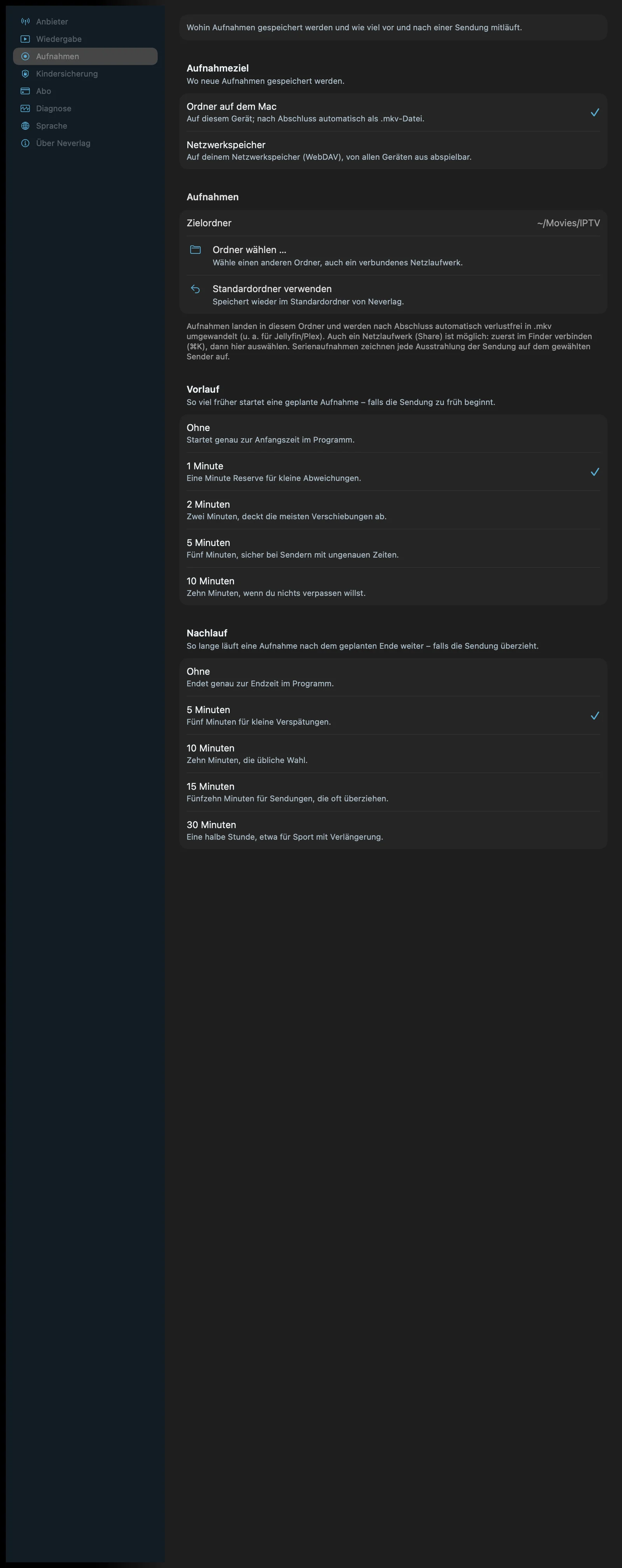 Aufnahmen (Mac)