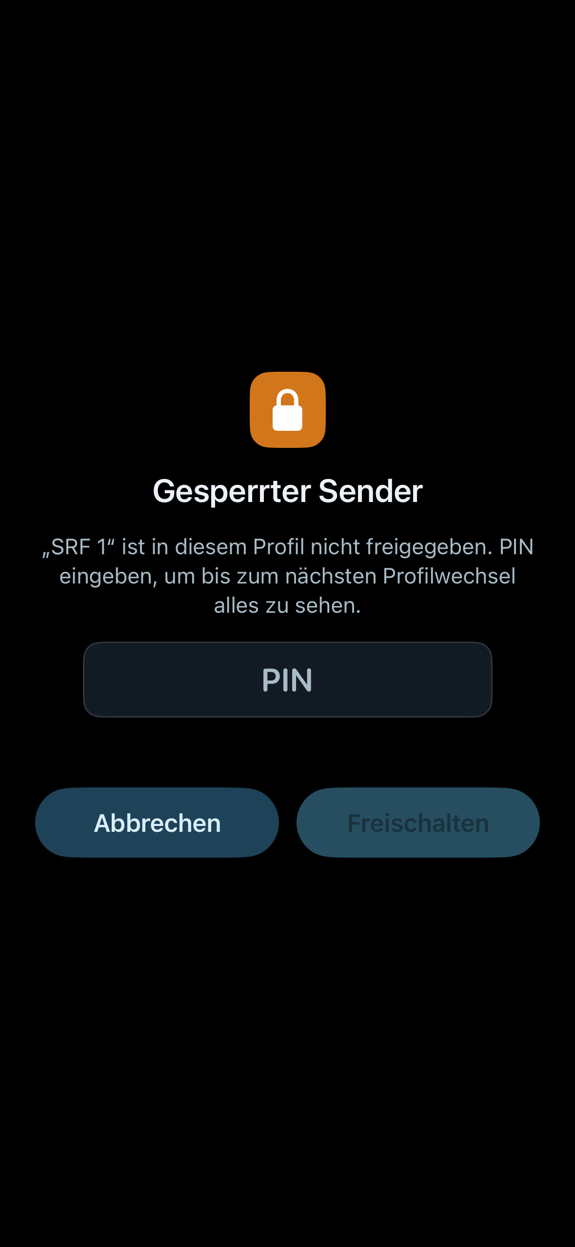 Unlock content (iPhone)