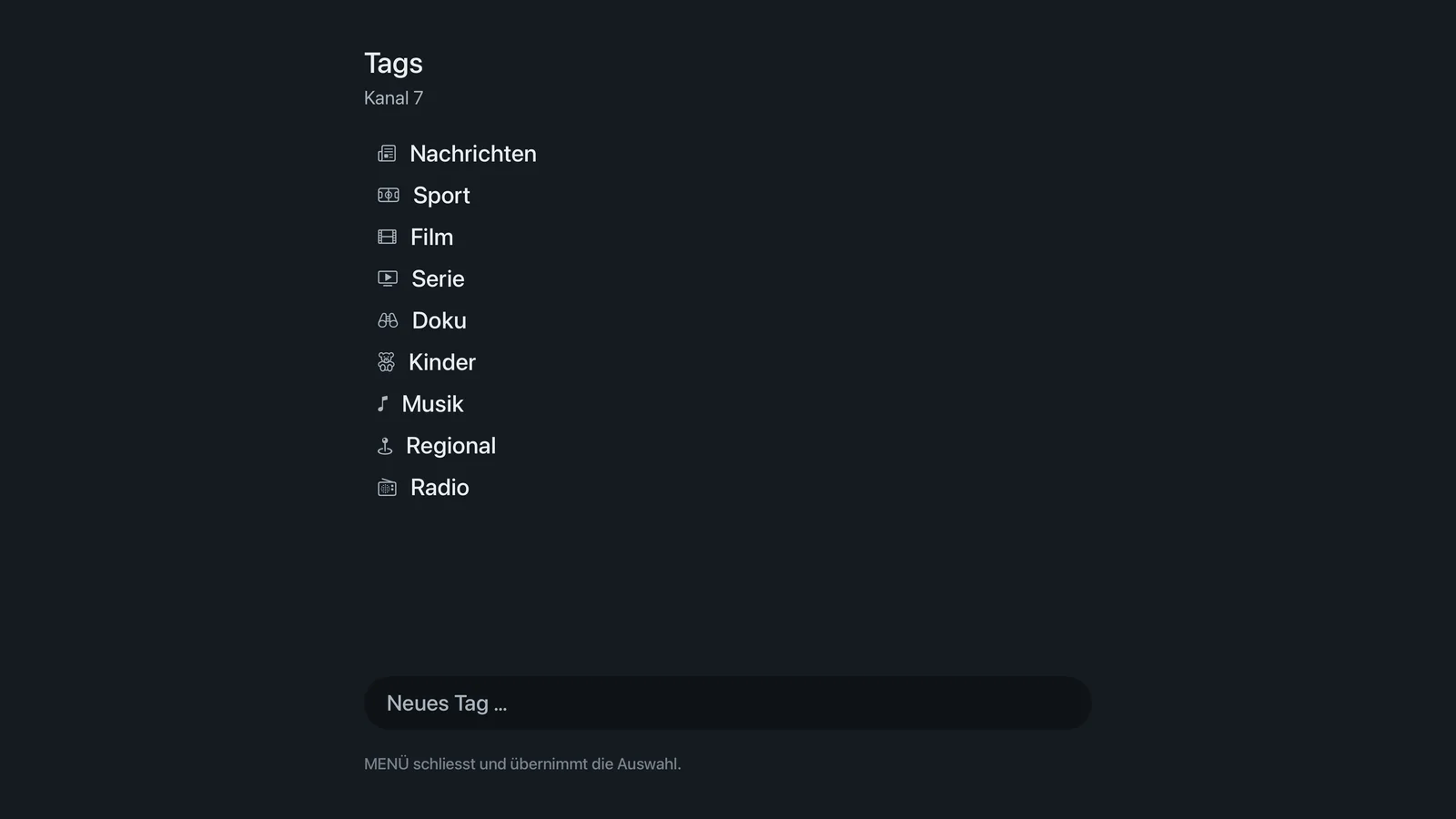 Tags (Apple TV)